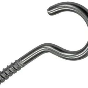 1019897 - SCHROEFHAAK ROESTVRIJSTAAL 2 ST 4,0X30 MM