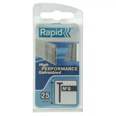 1005534 - RAPID NAGELS GALV. NARROW BLIST 8/25MM 1.0M