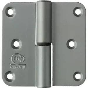 1019154 - 3 PAUMELLEN ALU NATUUR AFGER. HOEK LINKS 80X80MM