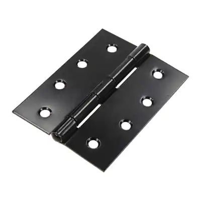 1071172 - 2 ZWARE SCHARNIEREN ZWART H 100 X B 75 MM