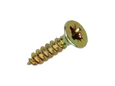 1017956 - SPAANPLAATSCHROEF VZ KOP GEELVERZ.200ST 2,5 X 12 MM