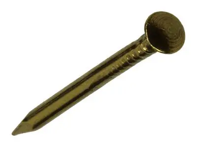 1017168 - NAGEL BOLLE KOP MESSING 20 GR 1,2 X 20 MM