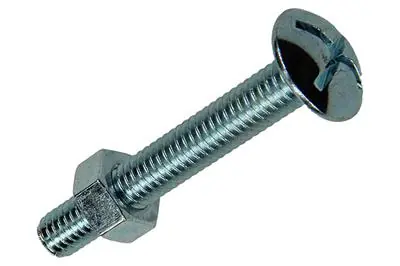 1017554 - KACHELBOUT + MOER STAAL VERZINKT 7 ST M6 X 40 MM