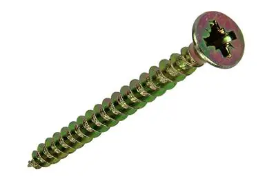 1017973 - SPAANPLAATSCHROEF VZ KOP GEELVERZ. 40ST 4,0 X 40 MM
