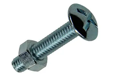 1017553 - KACHELBOUT + MOER STAAL VERZINKT 8 ST M6 X 30 MM