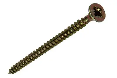 1017229 - SPAANPLAATSCHROEF VZ KOP GEELVERZ.14 ST 3,5 X 50 MM