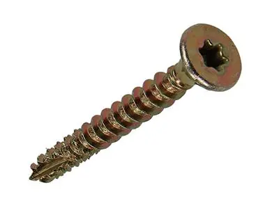 1017312 - SPAANPLSCHR.VZKOP-ZELFB. GEELVERZ. 12 ST 5,0 X 40 MM