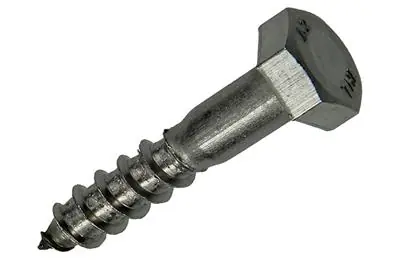 1019767 - HOUTDRAADBOUT ROESTVRIJSTAAL 3 ST 8 X 40 MM