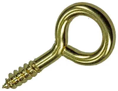 1019694 - SCHROEFOOG MESSING 3 ST 3,5 X 20MM
