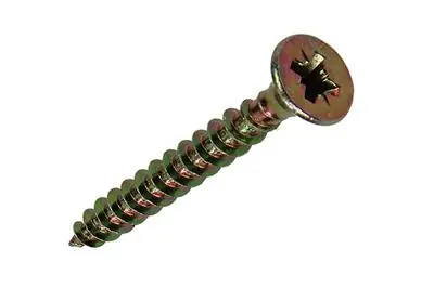 1017979 - SPAANPLAATSCHROEF VZ KOP GEELVERZ. 40ST 4,5 X 35 MM