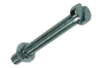 1018096 - METAALSCHROEF CYL. KOP + MOER VERZ .25 ST M5 X 40 MM