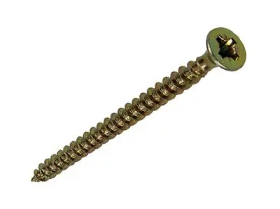 1017228 - SPAANPLAATSCHROEF VZ KOP GEELVERZ.18 ST 3,5 X 45 MM