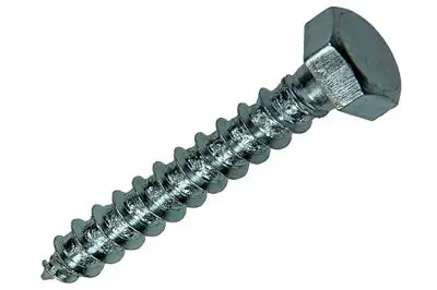1007038 - HOUTDRAADBOUT STAAL VERZINKT 100 ST 8 X 50 MM