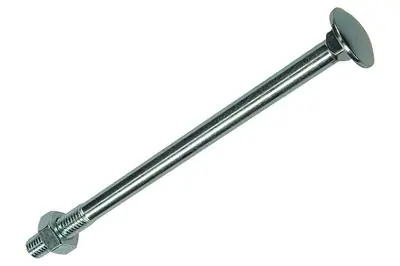 1017593 - HOUTBOUT + MOER STAAL VERZINKT1 ST M10 X 160 MM