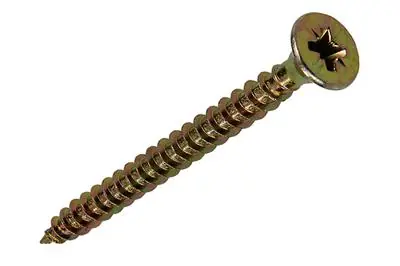 1017247 - SPAANPLAATSCHROEF VZ KOP GEELVERZ.12 ST 4,5 X 50 MM