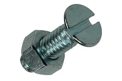 1017508 - METAALSCHROEF VERZ. KOP + MOER VERZ. 10ST M6 X 20 MM
