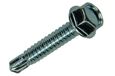 1017481 - ZELFBORENDE SCHROEF ZESK.KOP VERZ. 12ST 6,3 X 38 MM