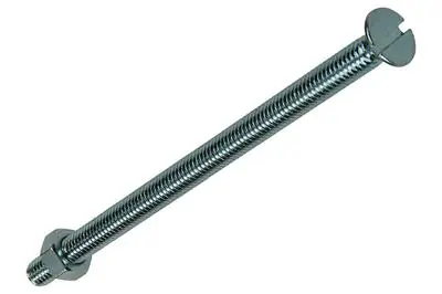 1017507 - METAALSCHROEF VERZ. KOP + MOER VERZ. 5 ST M5 X 80 MM