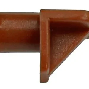 1015842 - 20 PLANKDRAGERS KUNSTSTOF BRUIN Ø 7 mm
