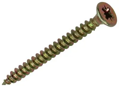 1017236 - SPAANPLAATSCHROEF VZ KOP GEELVERZ.16 ST 4,0 X 45 MM