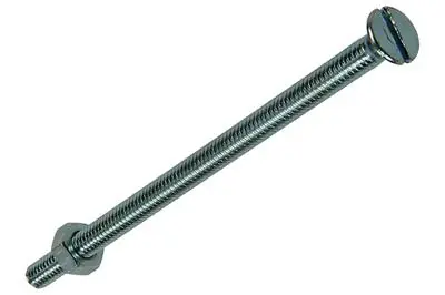 1017498 - METAALSCHROEF VERZ. KOP + MOER VERZ. 4 ST M4 X 70 MM