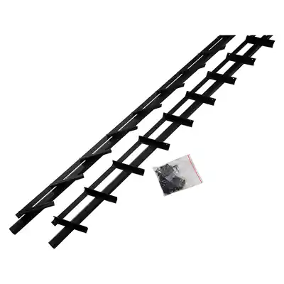 1074602 - MACK MULTIFLEX SHUTTERS 220 CM RVS ZWART TXT GECOAT