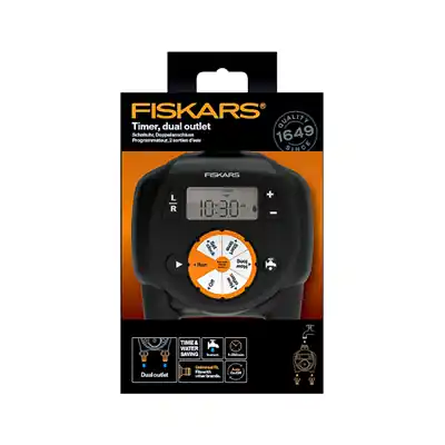 1065771 - FISKARS WATERTIMER DUBBELE UITLAAT