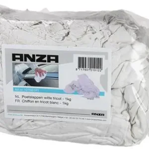 1059740 - ANZA POETSLAP TRICOT WIT 1KG ZAK A 1 KG
