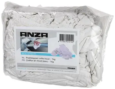 1059740 - ANZA POETSLAP TRICOT WIT 1KG ZAK A 1 KG