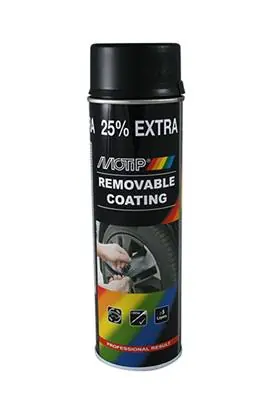 1051532 - MOTIP SPRAYPLAST ZWART MAT SPUITBUS 500 ML