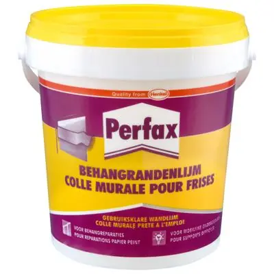 1001063 - PERFAX BEHANGRANDENLIJM 750GR POT