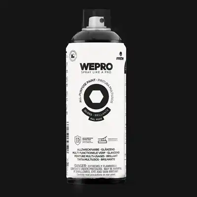 1076533 - MTN WEPRO SOLVENT COSMOSGLOSS BLACK 400ML