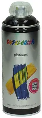 1002542 - 721106 PLATINUM RAL 9005 DIEP ZWART 400 ML