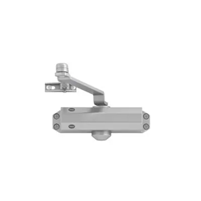 1067429 - YALE DEURSLUITER ZILVER KRACHT 2/3/4 MAX 1100MM, 80KG
