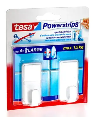 1001358 - TESA POWERSTRIPS WIT CLASSIC