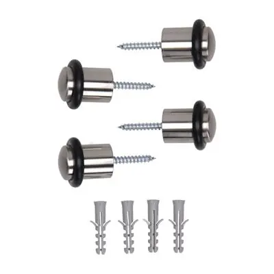 1069045 - DEURSTOP CILINDERMODEL INOX LOOK Ø 20H30 MM 4 ST/PC