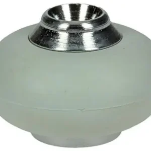 1047646 - DEURSTOP MET RUBBER VERCHROOMD Ø 30 MM 1 ST/PC