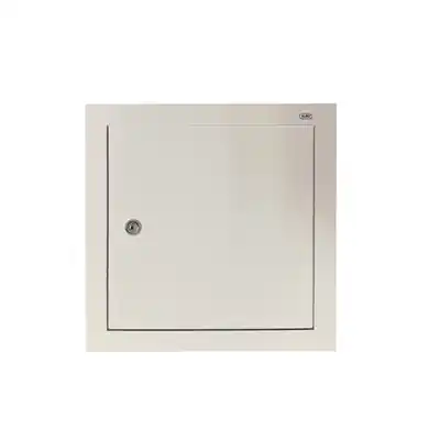 1070140 - BRIEVENKASTDEUR ALU RAL 9010 WIT 200X300MM