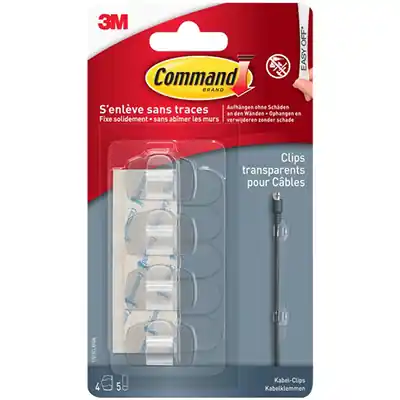 1071798 - 3M COMMAND™ RONDE TRANSPARANTEKABELKLEMMEN