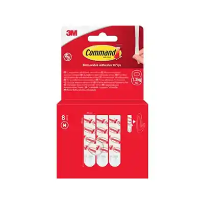 1075968 - COMMAND KLEEFSTRIPS M 8ST VERWIJDERBAAR