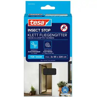 1078239 - INSECT STOP DEUREN 2X 0,65 2,2M ZWART