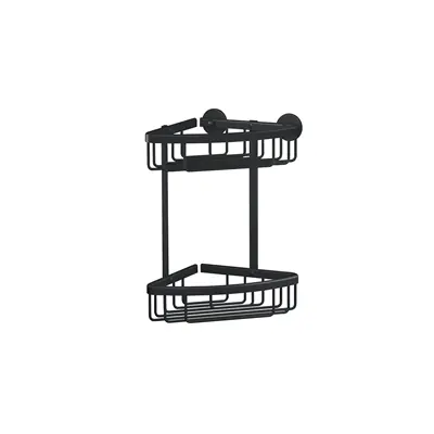1072289 - ALUXX BLACK HOEK DOUCHEREK ZWART, DUBBEL