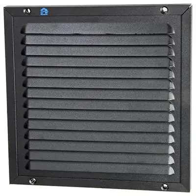 1057987 - OPBOUW SCHOEPENR KADER/GAAS 437 (200X200) RAL 9005 ZWART