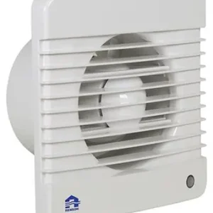 1006445 - MECHANISCHE VENTILATOR MET TIMER 7201T WIT Ø 100