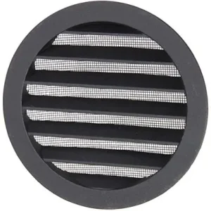 1057995 - INBOUW ROND SCHOEPENR MET GAAS434R DIA 150 RAL 9005 ZWART