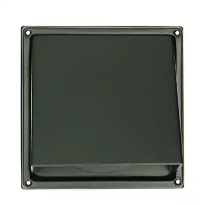 1066436 - ZWART INOX DAMPKAPROOSTER TYPE 641 Ø100MM, OPBOUW