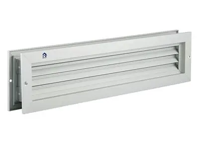 1006214 - DEURROOSTER 461 ALU F1 RENSON 425X76MM