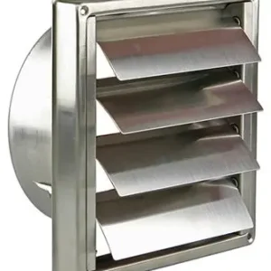 1006273 - DAMPKAPROOSTER INBOUW 633 INOX RENSON Ø125