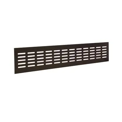 1059705 - VENTILATIESTRIP 381/80 (500MM)RAL 9005 STRUCTUUR ZWART