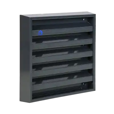 1062411 - SKIN OPBOUW MUURROOSTER ALU 431 (165X165) STRUCTUUR 7016